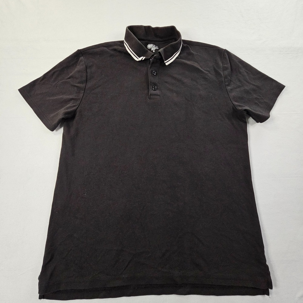 Boca Classics Black Short Sleeve Cotton Polo Shirt Men's S
